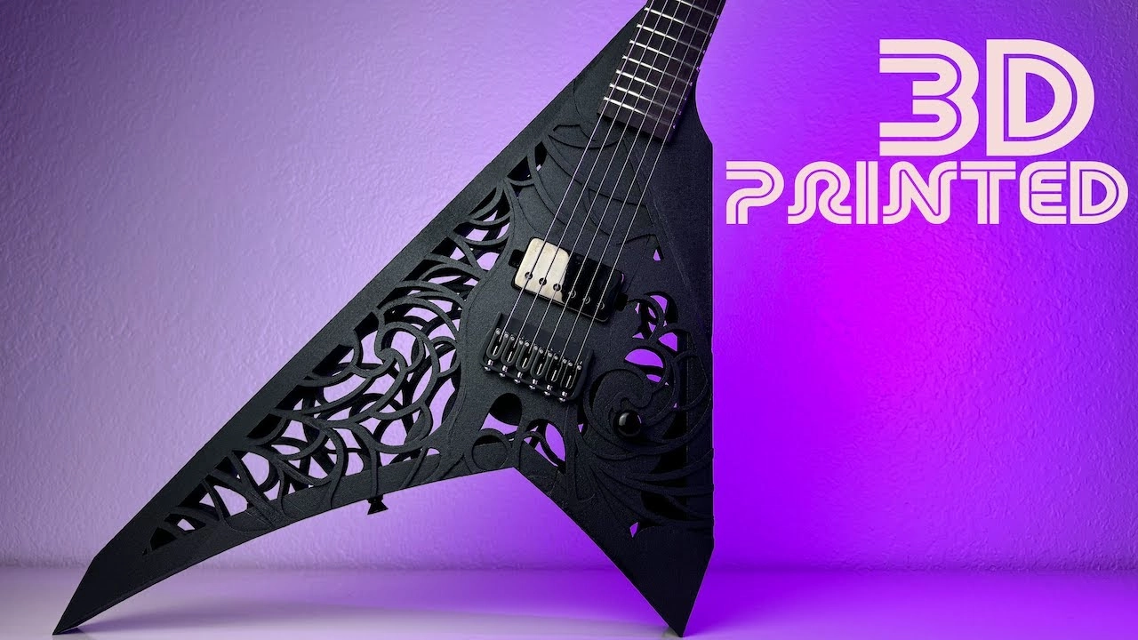 Innovative Guitar Designer Unveils First-of-its-Kind 3D Printed Guitar