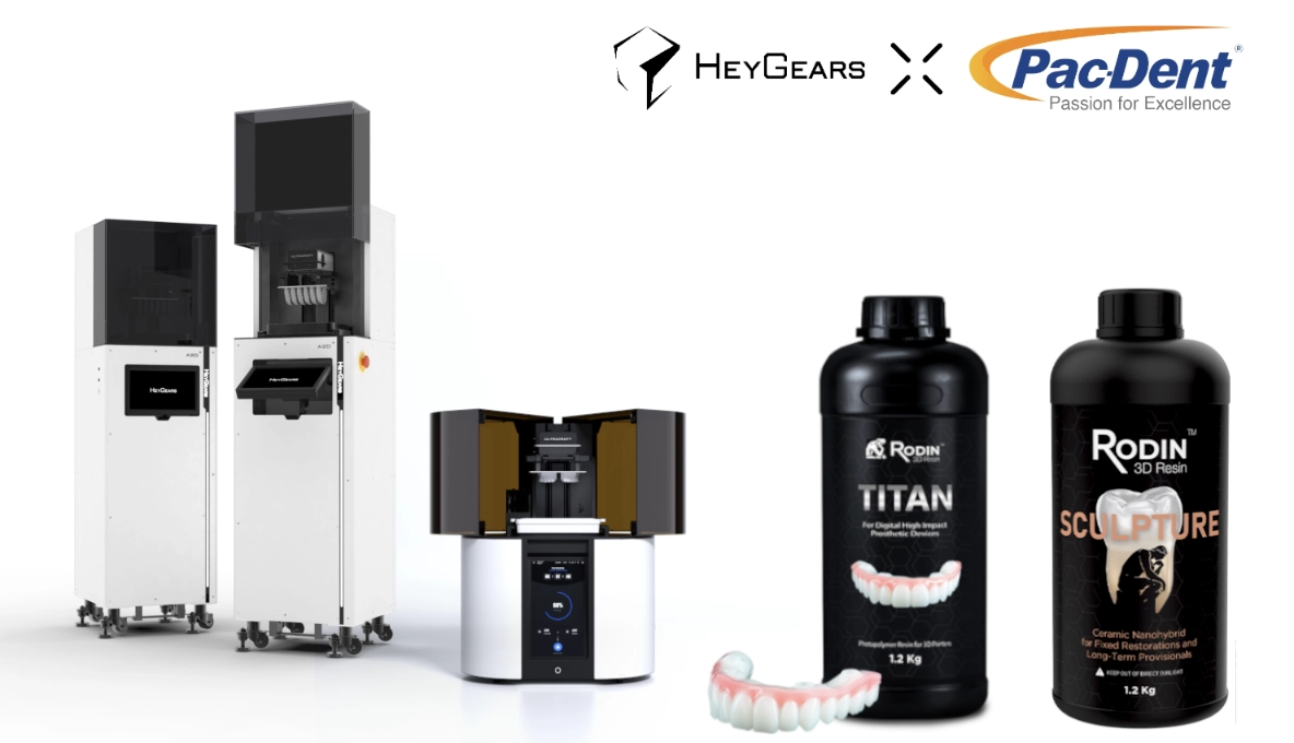 HeyGears and Pac-Dent Form Strategic Alliance to Revolutionize Dental 3D Printing Technology