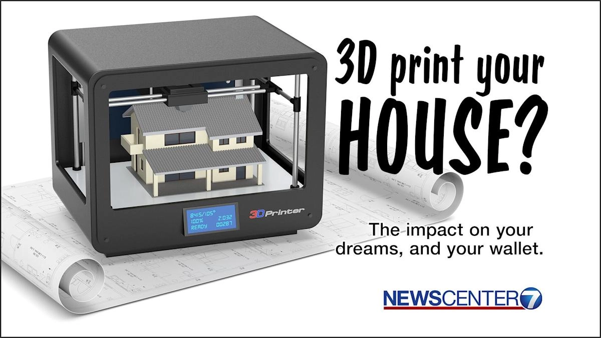Would You Consider 3D Printing Your Home? Tune in Monday on News Center 7 at 5:00!
