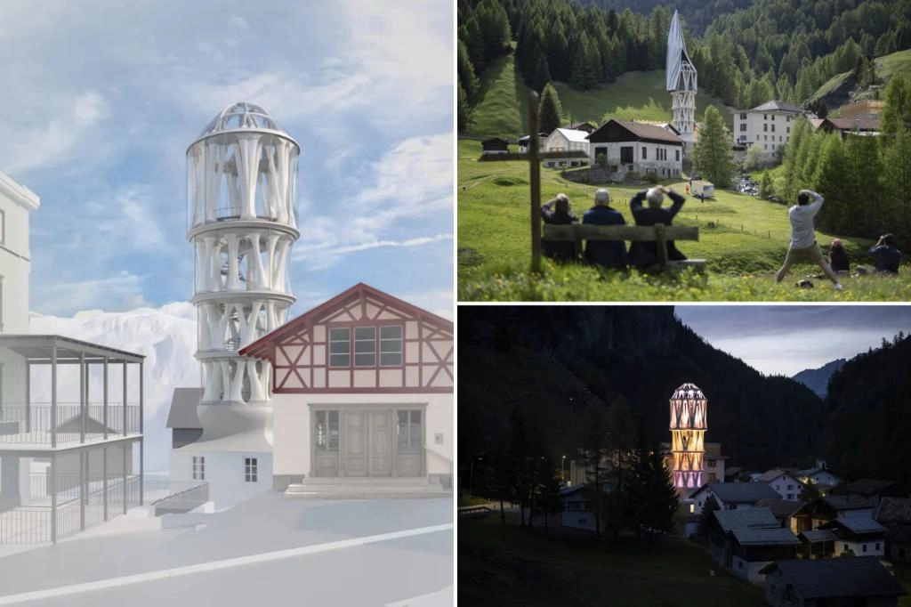World’s Tallest 3D-Printed Tower Unveiled in a Tiny Town of Just 12 Residents