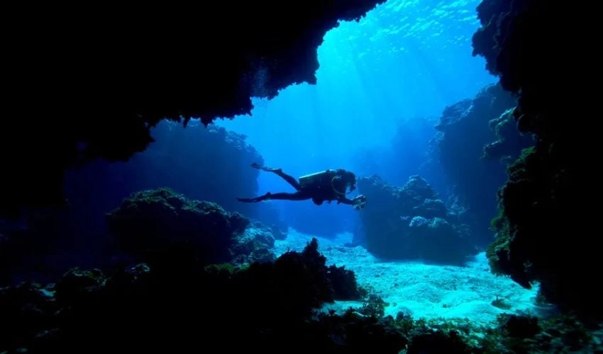 Revolutionizing Underwater Communication: Luminous, Self-Powered 3D Skins