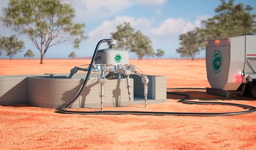Meet the Australian Robot Spider: A Revolutionary 3D Printer That Can Build a House in Just One Day!
