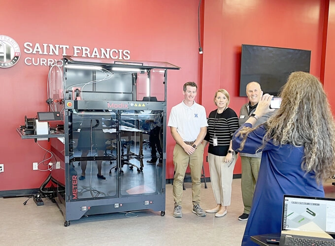 Saint Francis University Unveils State-of-the-Art 3D Printer at Curry Center