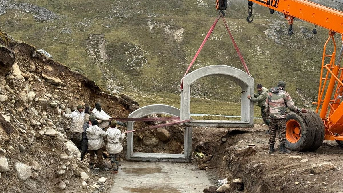 Indian Army’s Trishakti Corps Innovates with On-Site 3D Concrete Printing Technology in Forward Areas