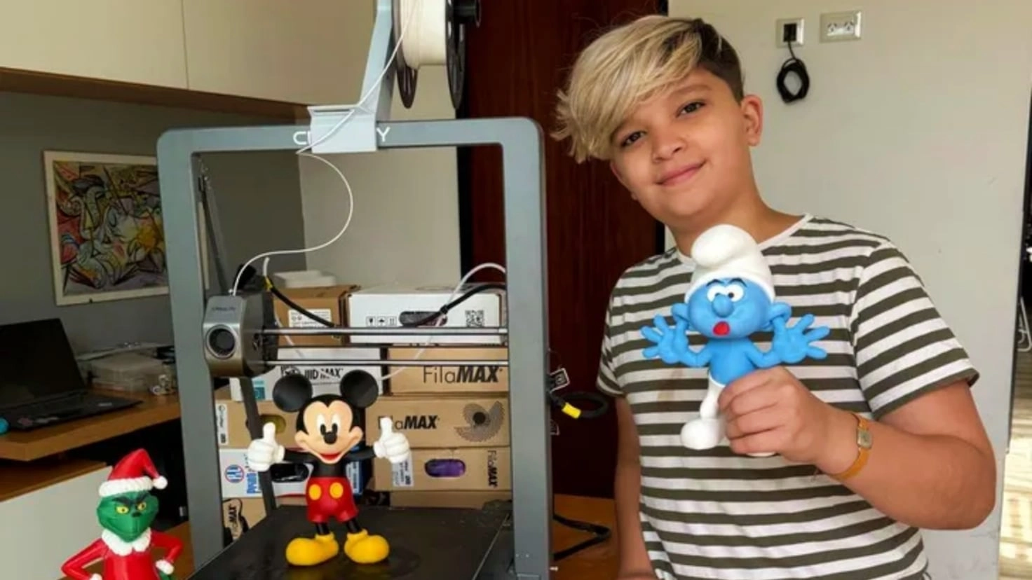 Meet Ciro: The 12-Year-Old Entrepreneur Revolutionizing Custom Parts with His 3D Printing Business