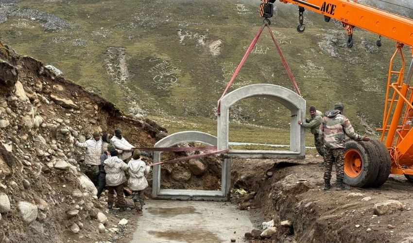 Indian Army Unveils Concrete 3D Printer for Rapid Mission-Ready Construction