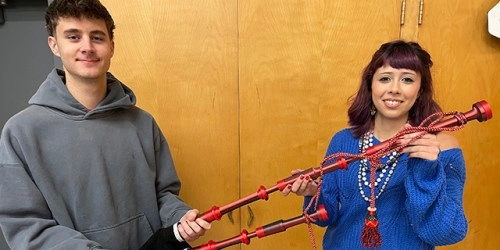 Students at Weston-McEwen High Innovate by 3D Printing Bagpipes