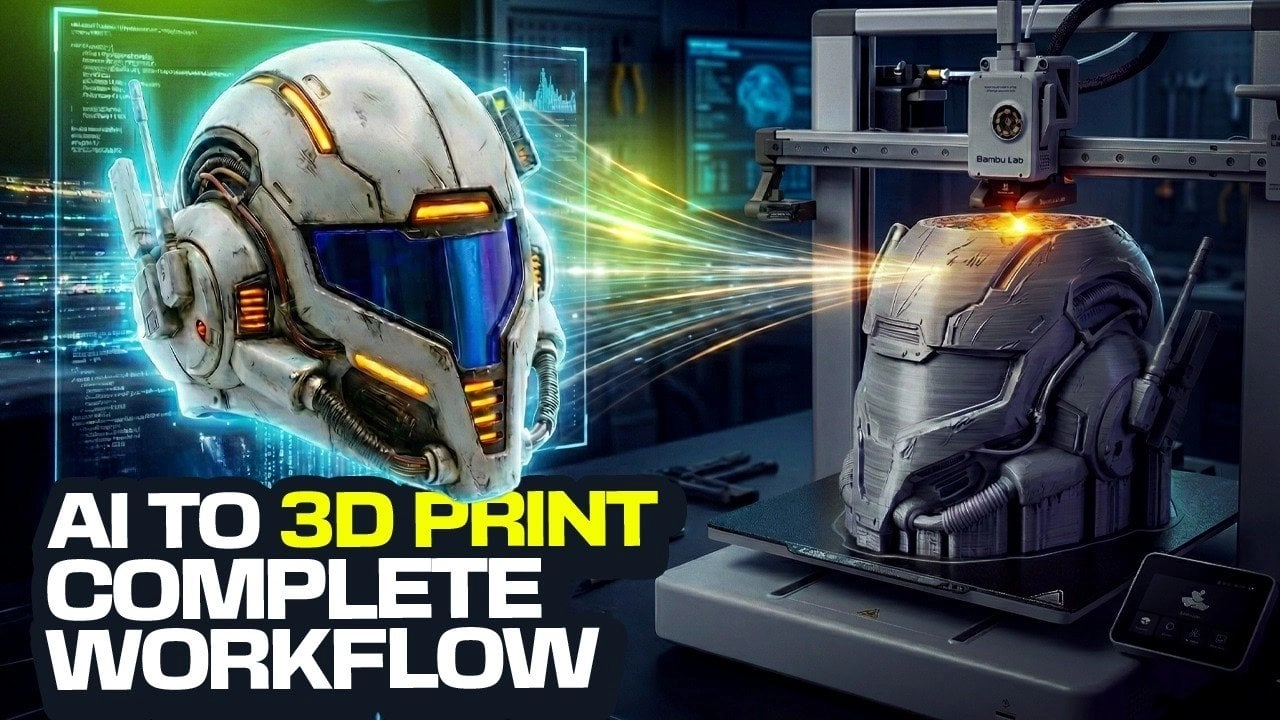 Unlocking 3D Printing: How to Use AI to Create Designs Without CAD Skills